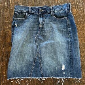 Old Navy Blue Jean Skirt